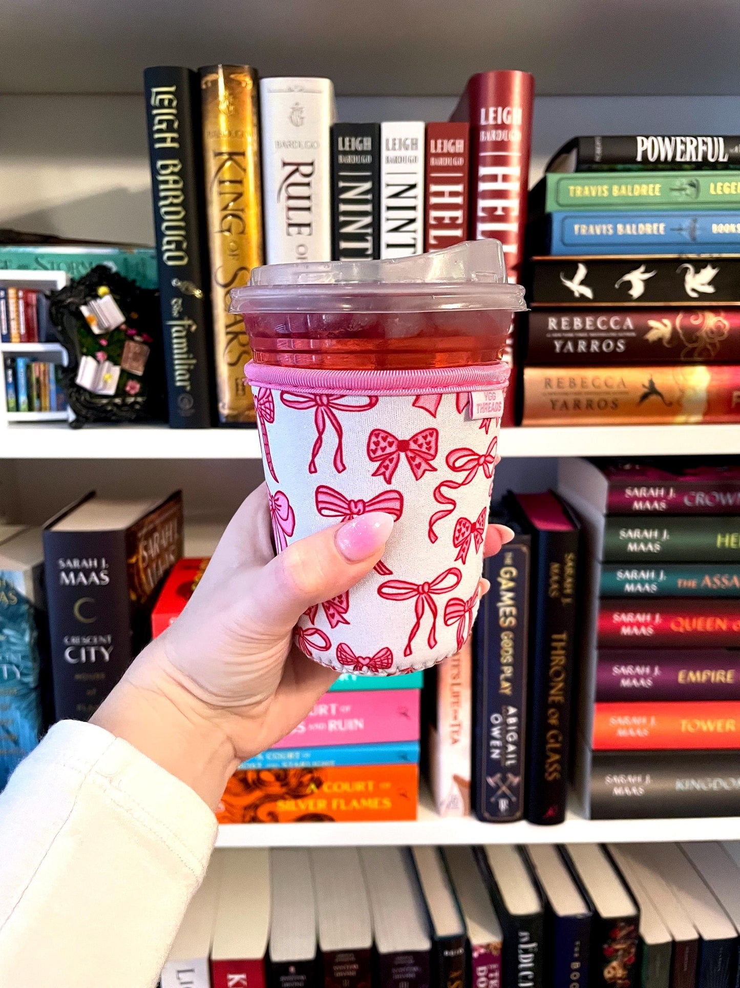 Valentine Bows Drink Sleeve