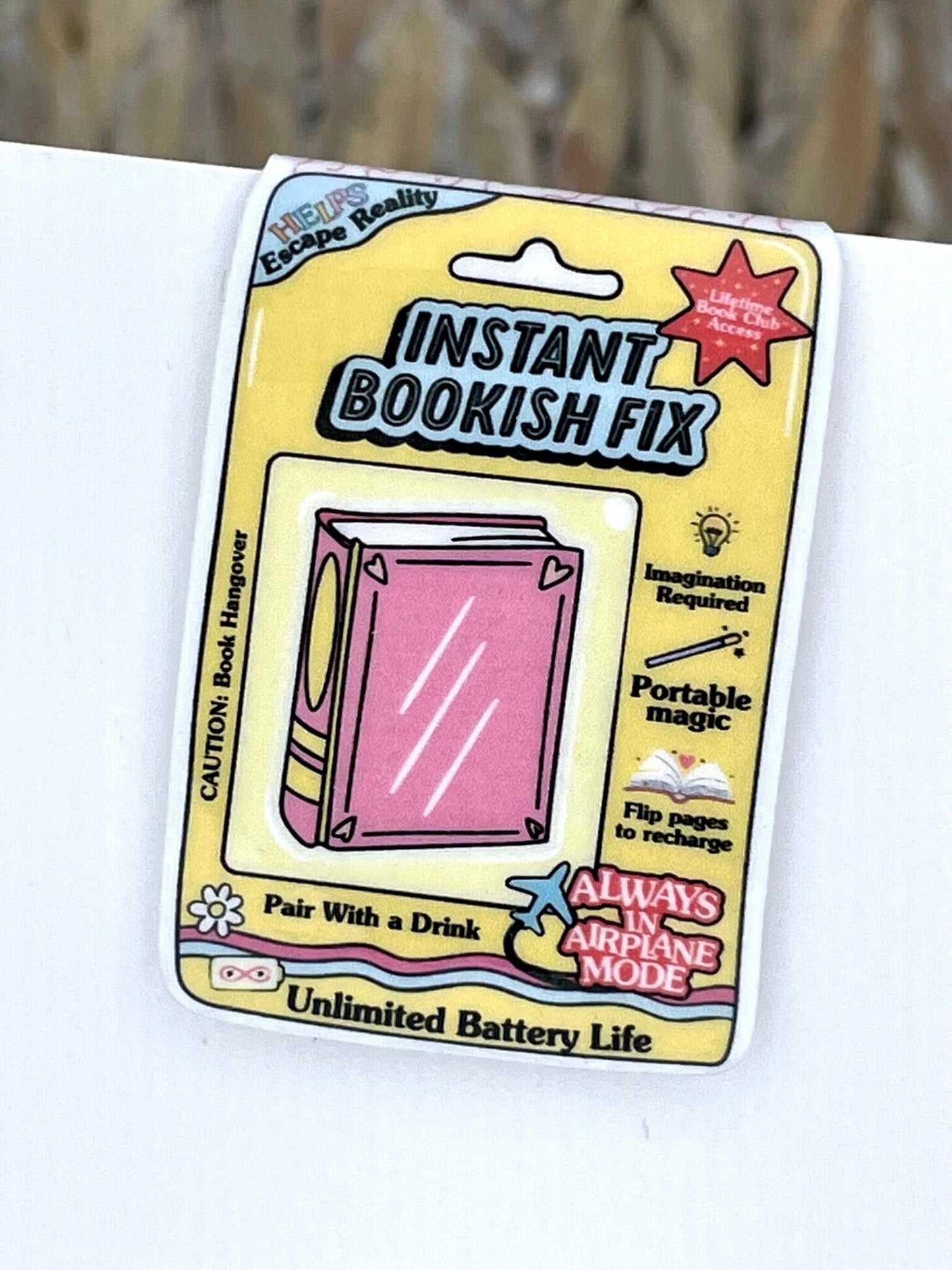 Bookish Emergency Fix Magnetic Bookmark
