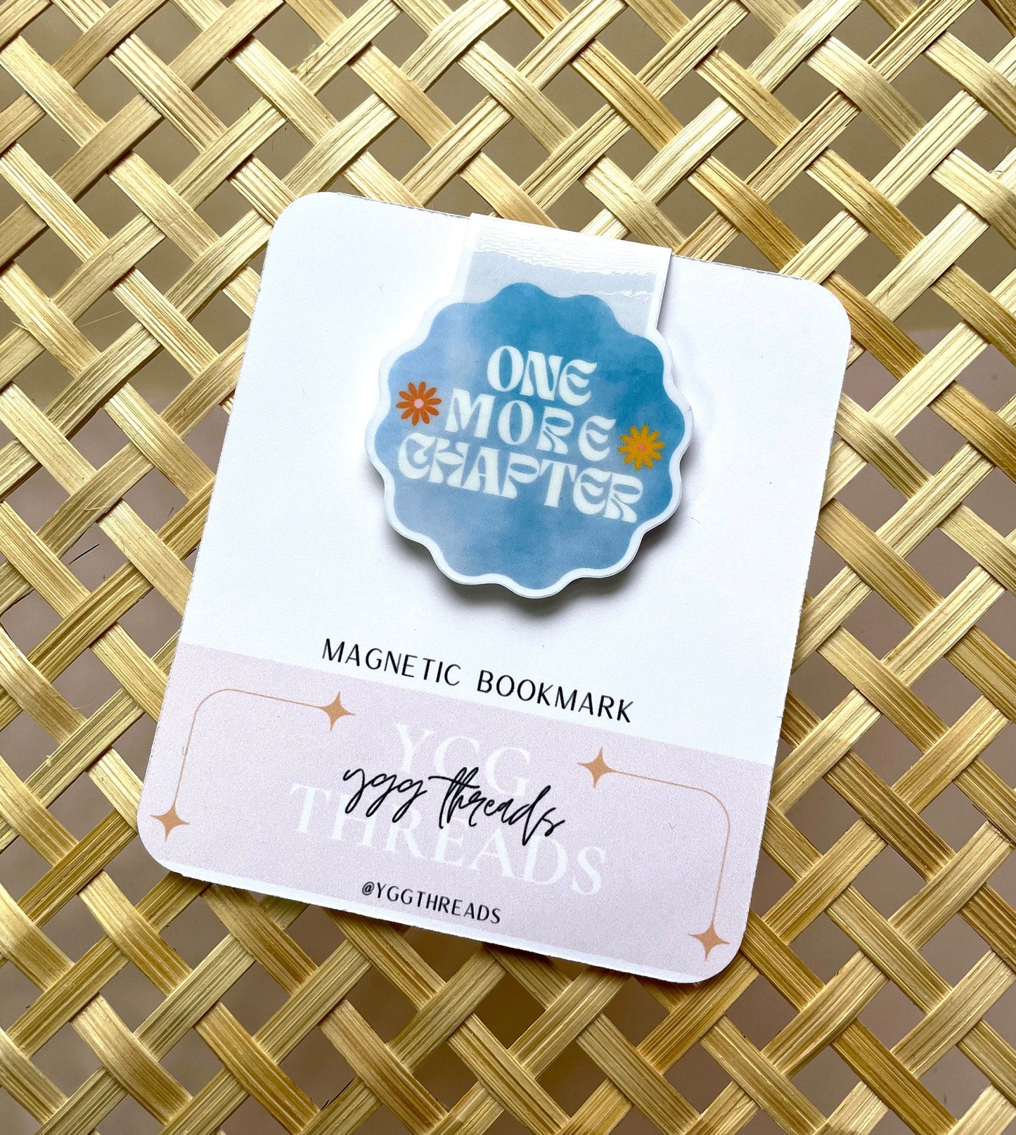 One More Chapter Scalloped Magnetic Bookmark