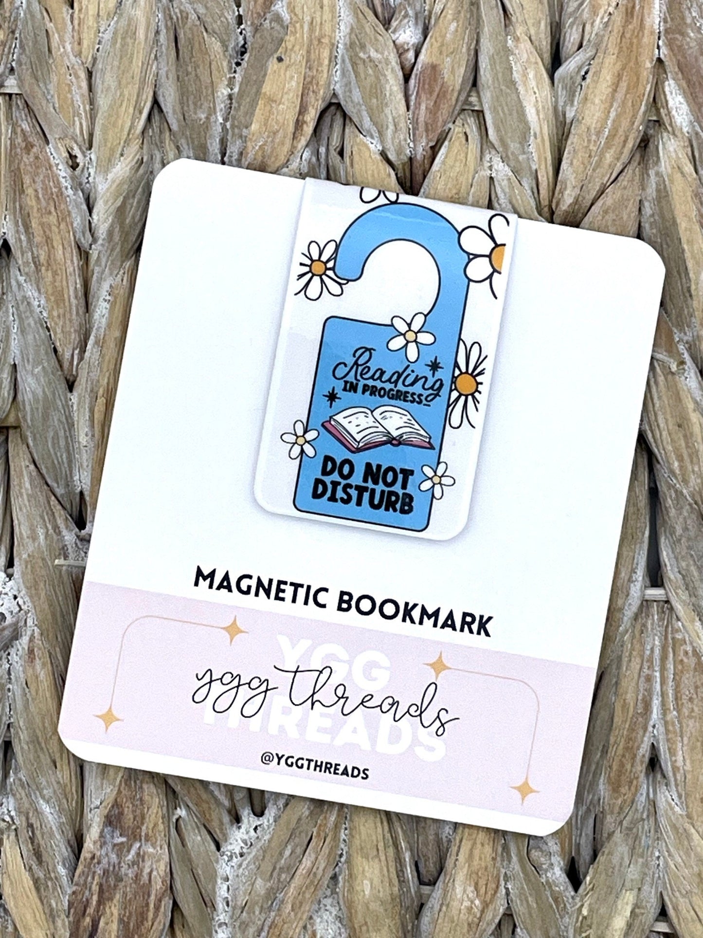 Reading In Progress, Do Not Disturb Magnetic Bookmark