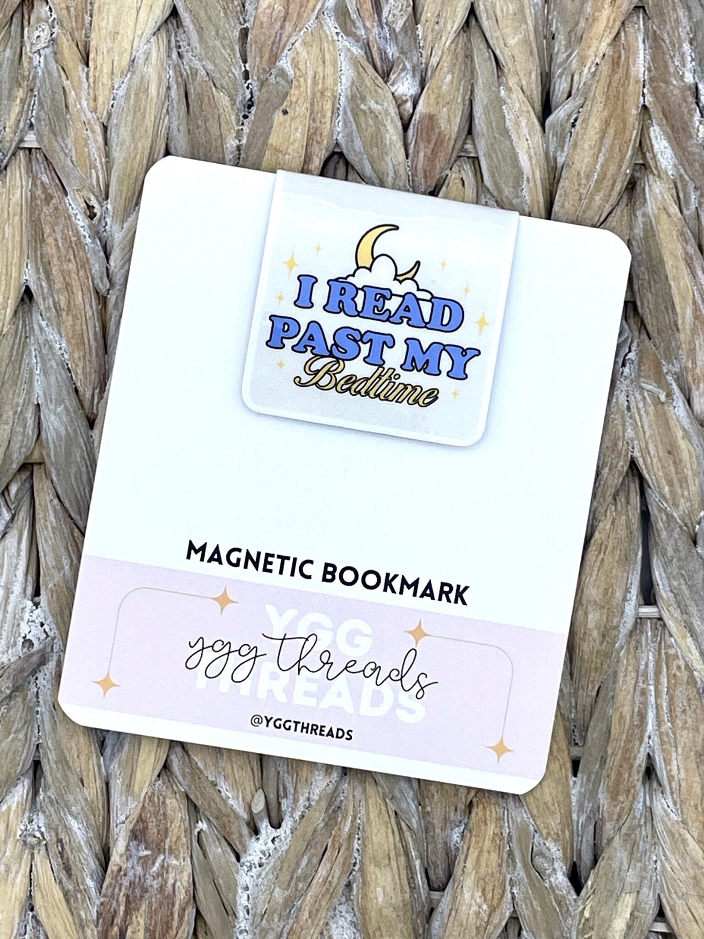 I Read Past My Bedtime Magnetic Bookmark