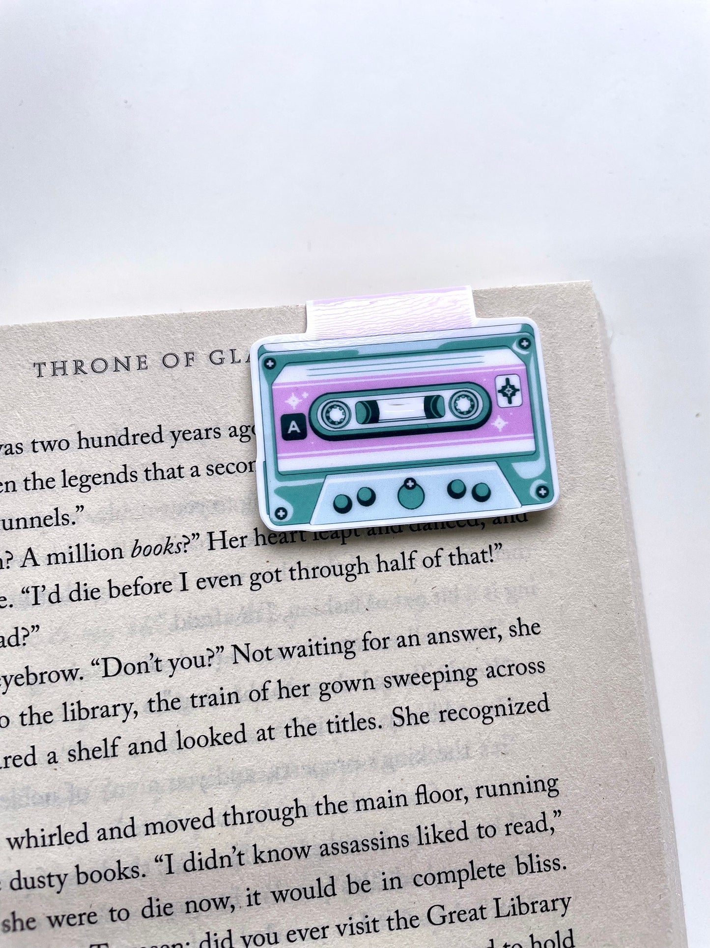 Retro Cassette Mixtape Magnetic Bookmark