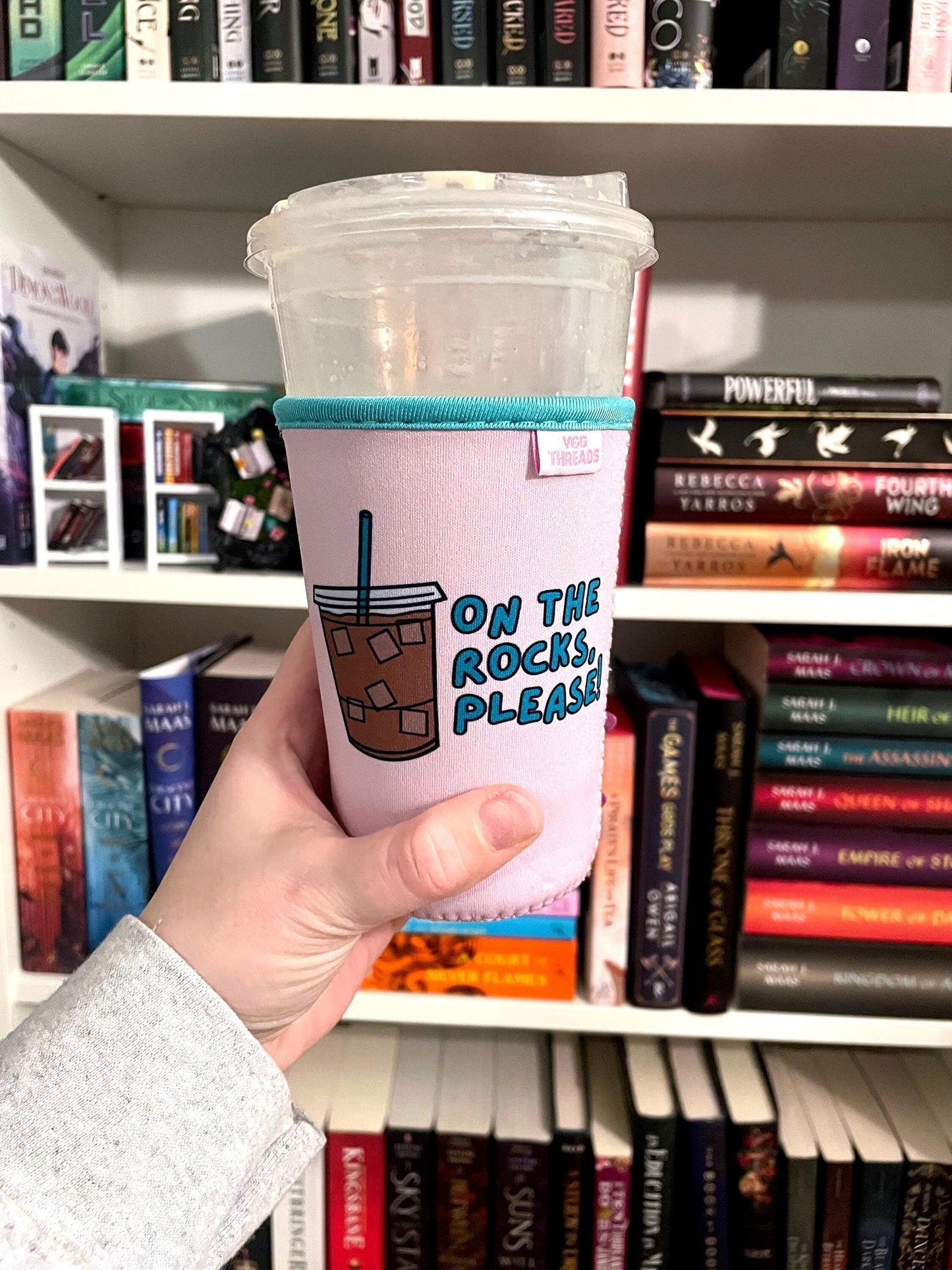 Teal On The Rocks Please Drink Sleeve