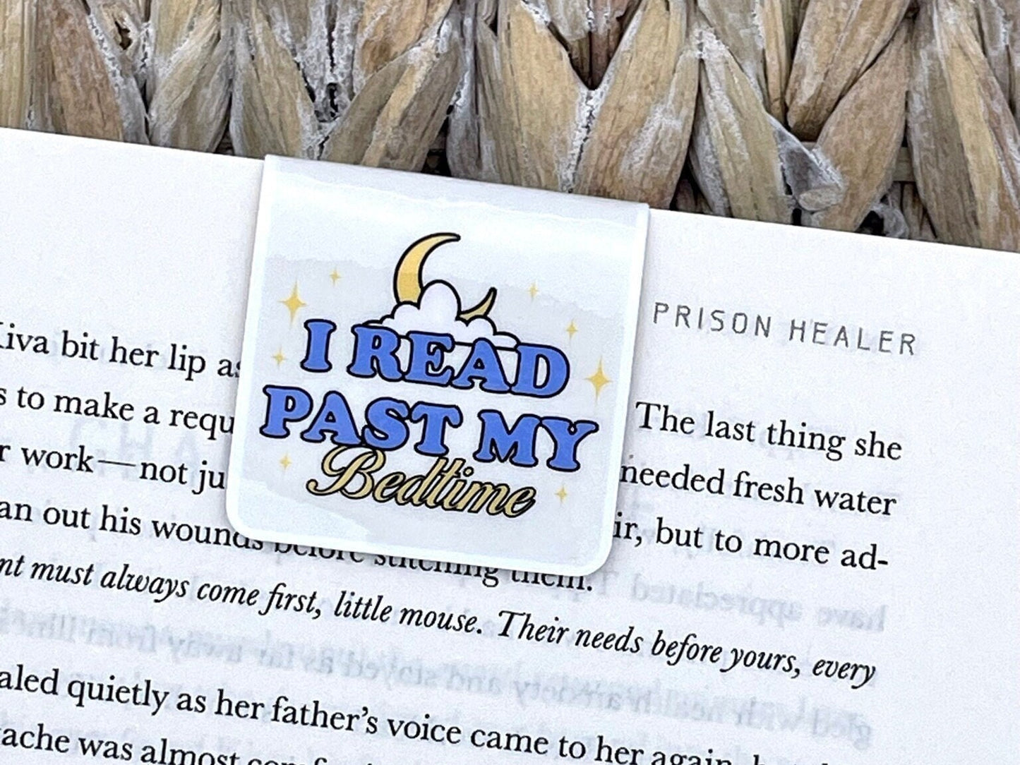 I Read Past My Bedtime Magnetic Bookmark