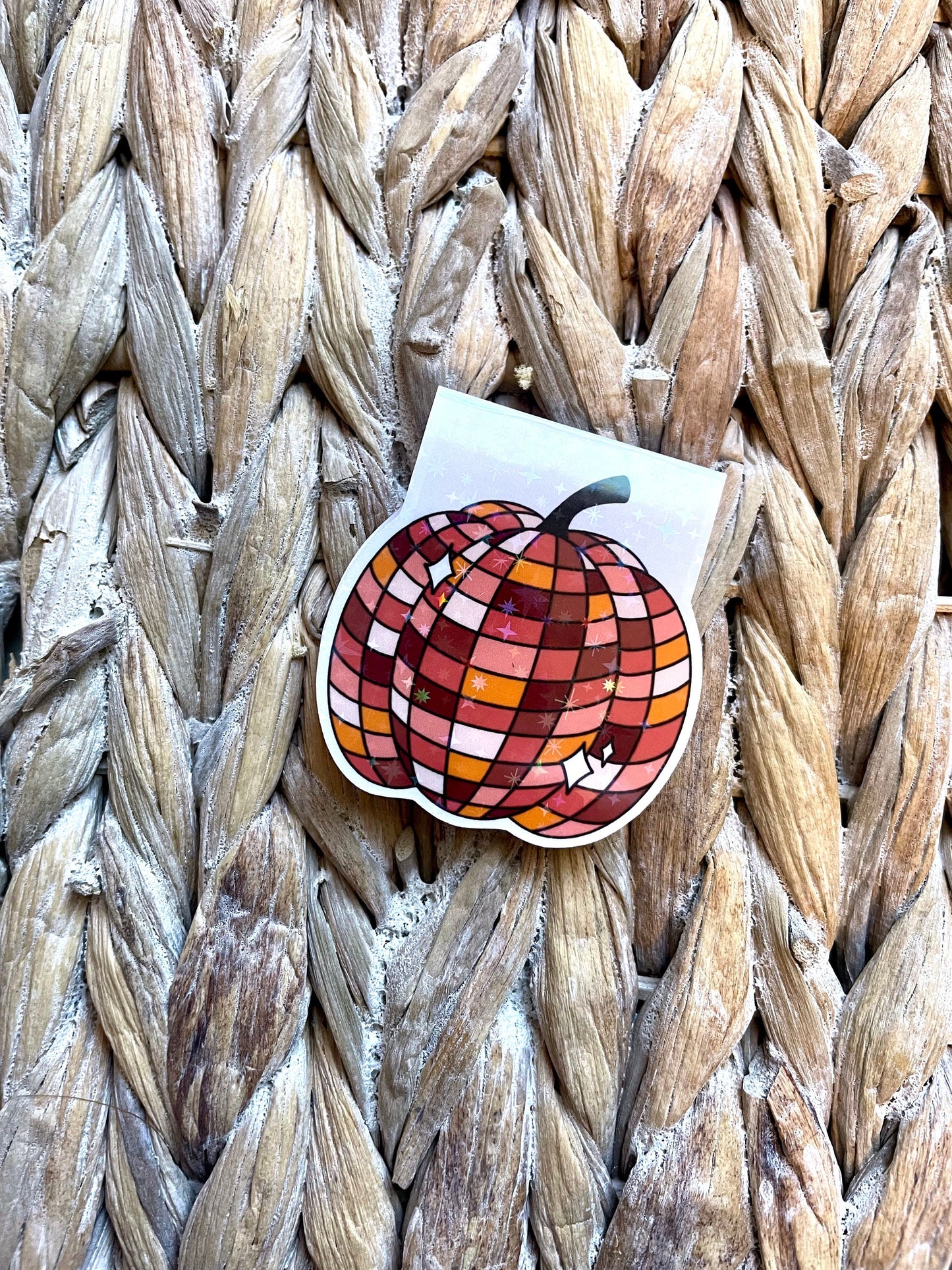 Disco Pumpkin Magnetic Bookmark