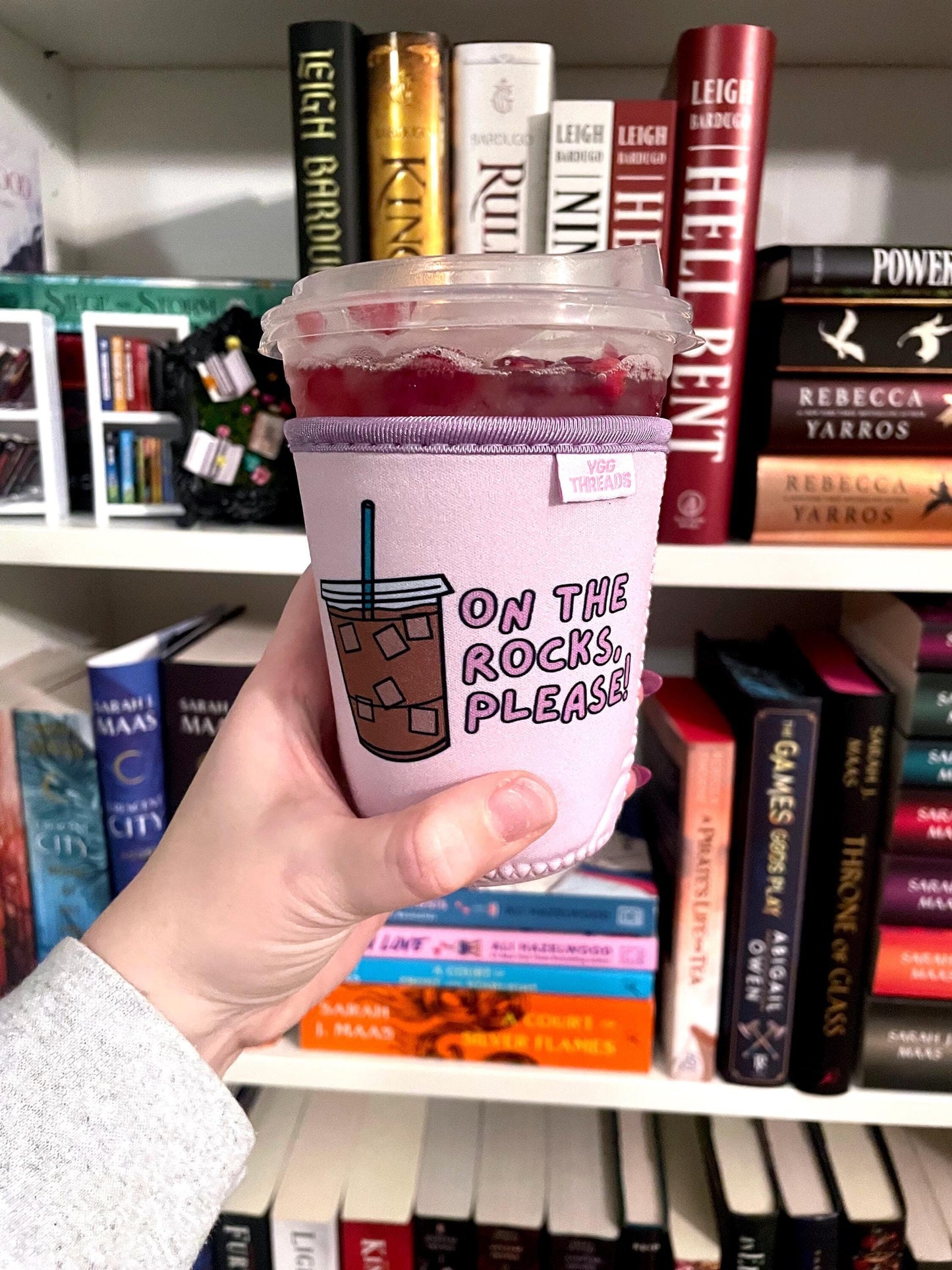 Purple On The Rocks Please Drink Sleeve