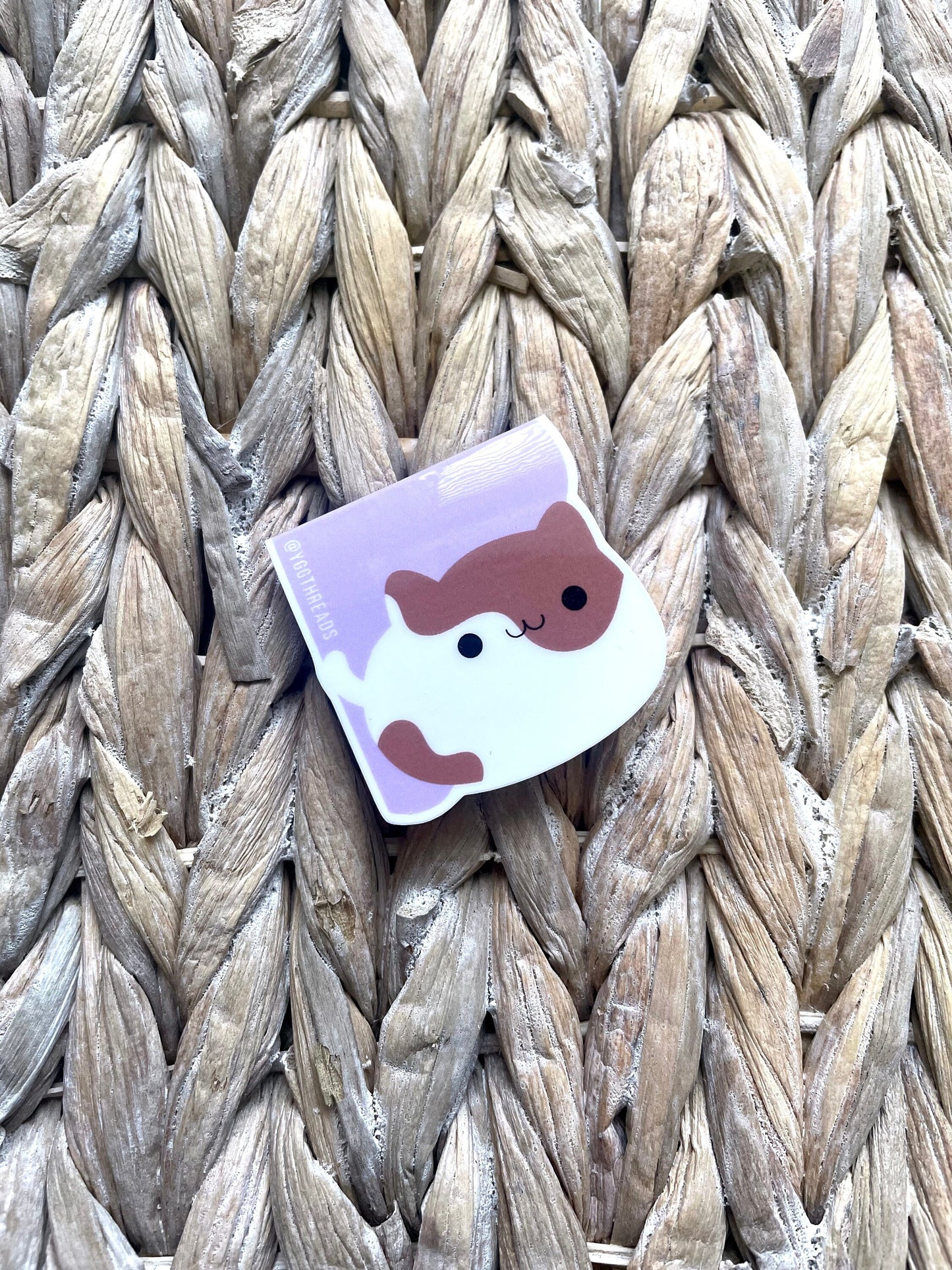 Tubby Cat Magnetic Bookmark