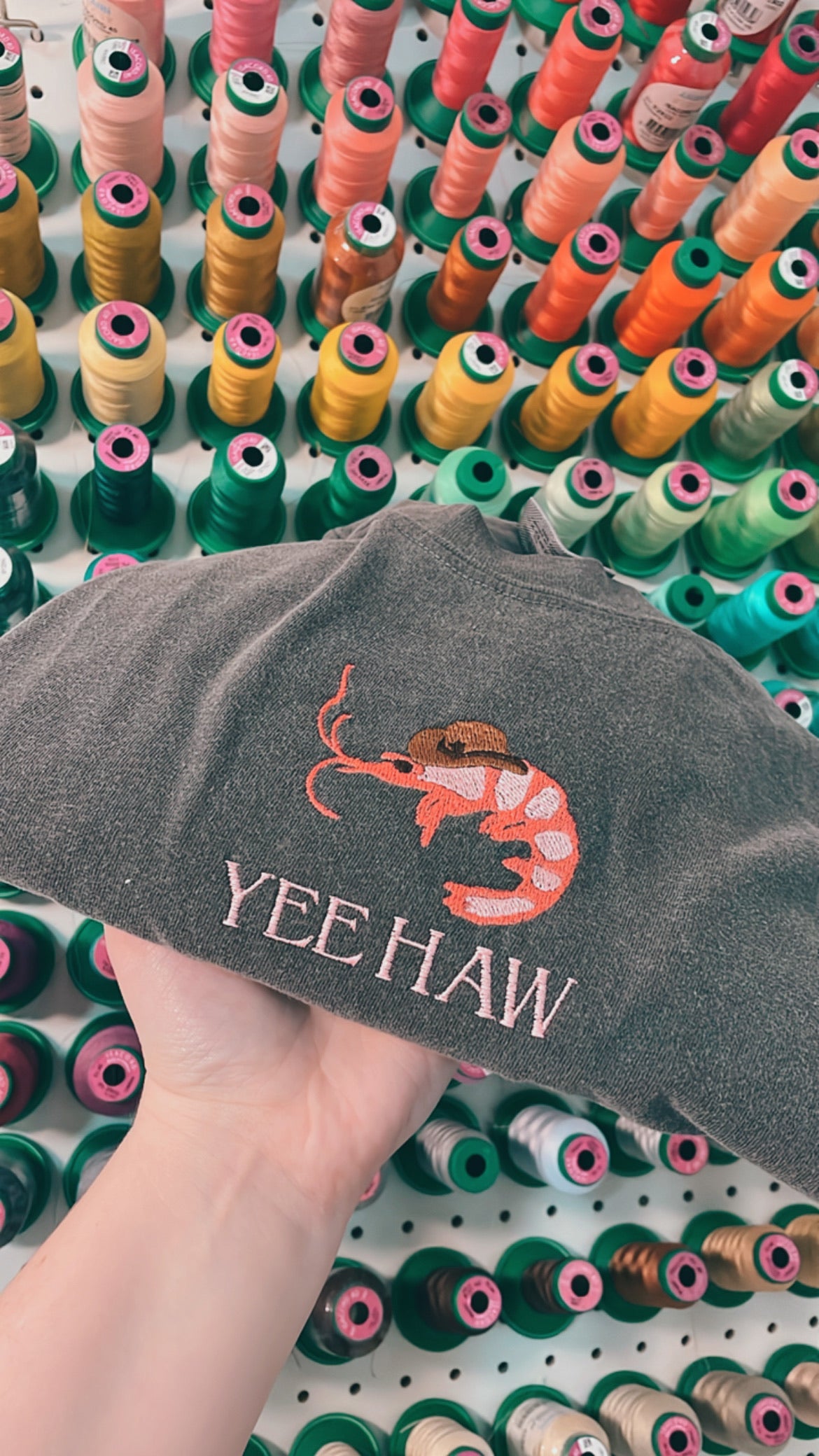 Yee Haw Shrimp Tee