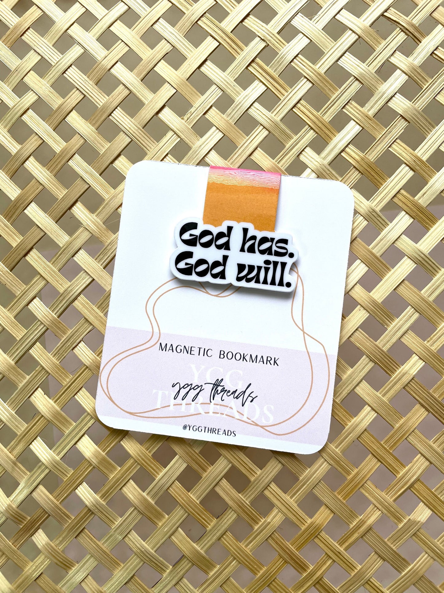 Sunset Faith Magnetic Bookmark