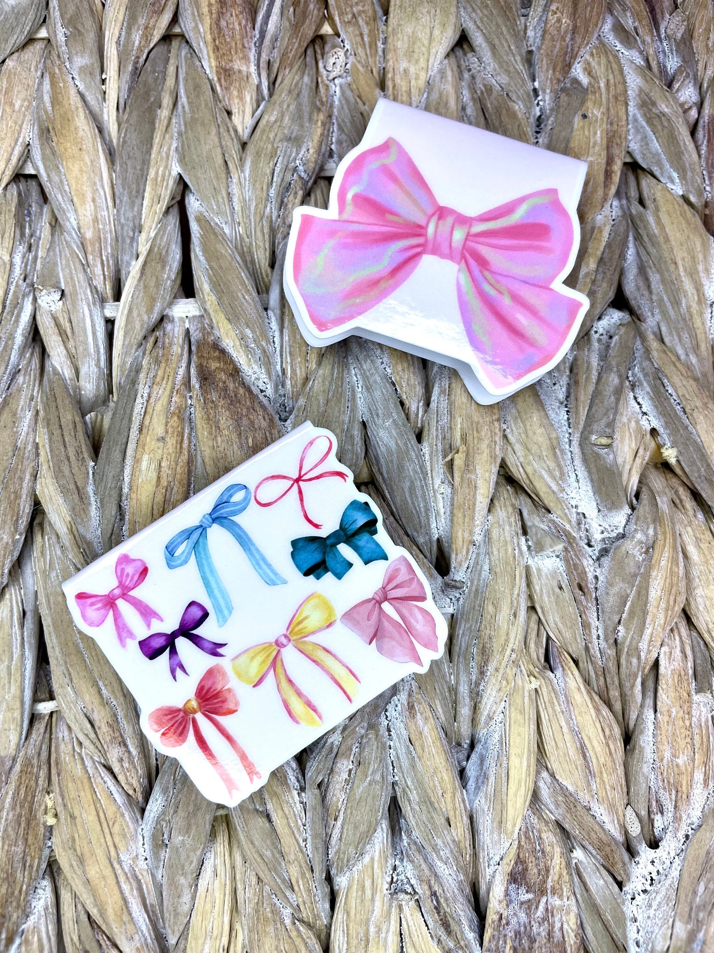 Pink Bow Magnetic Bookmark