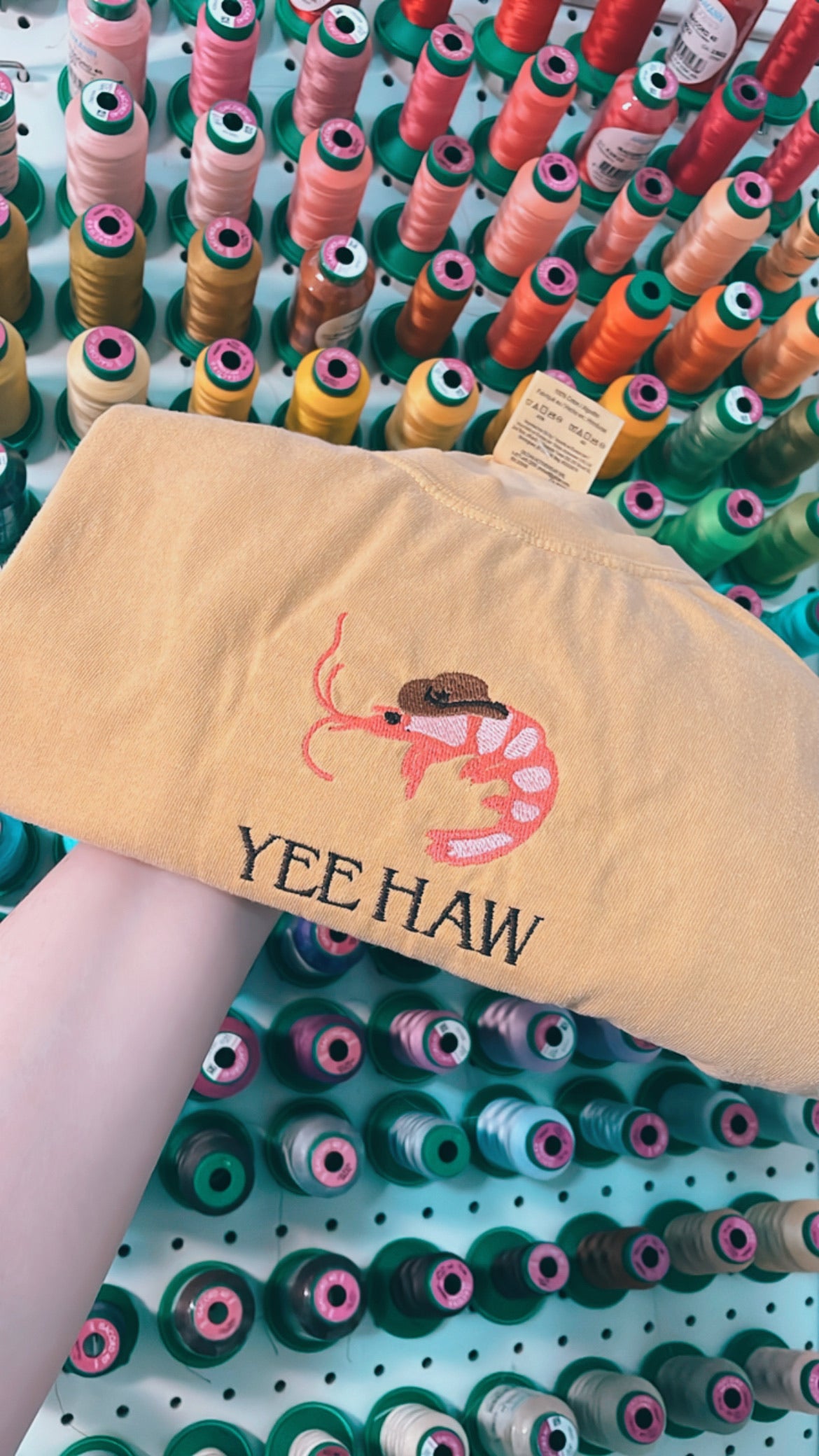 Yee Haw Shrimp Tee