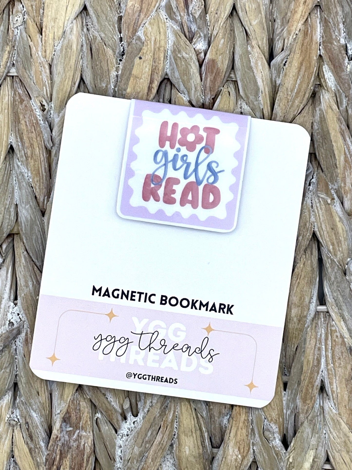 Hot Girls Read Magnetic Bookmark