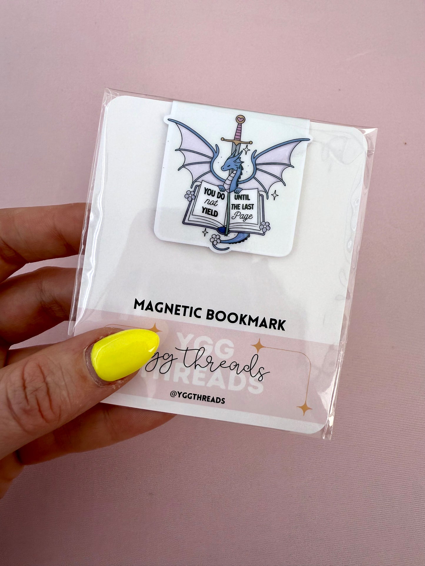 You Do Not Yield Dragon Fantasy Magnetic Bookmark