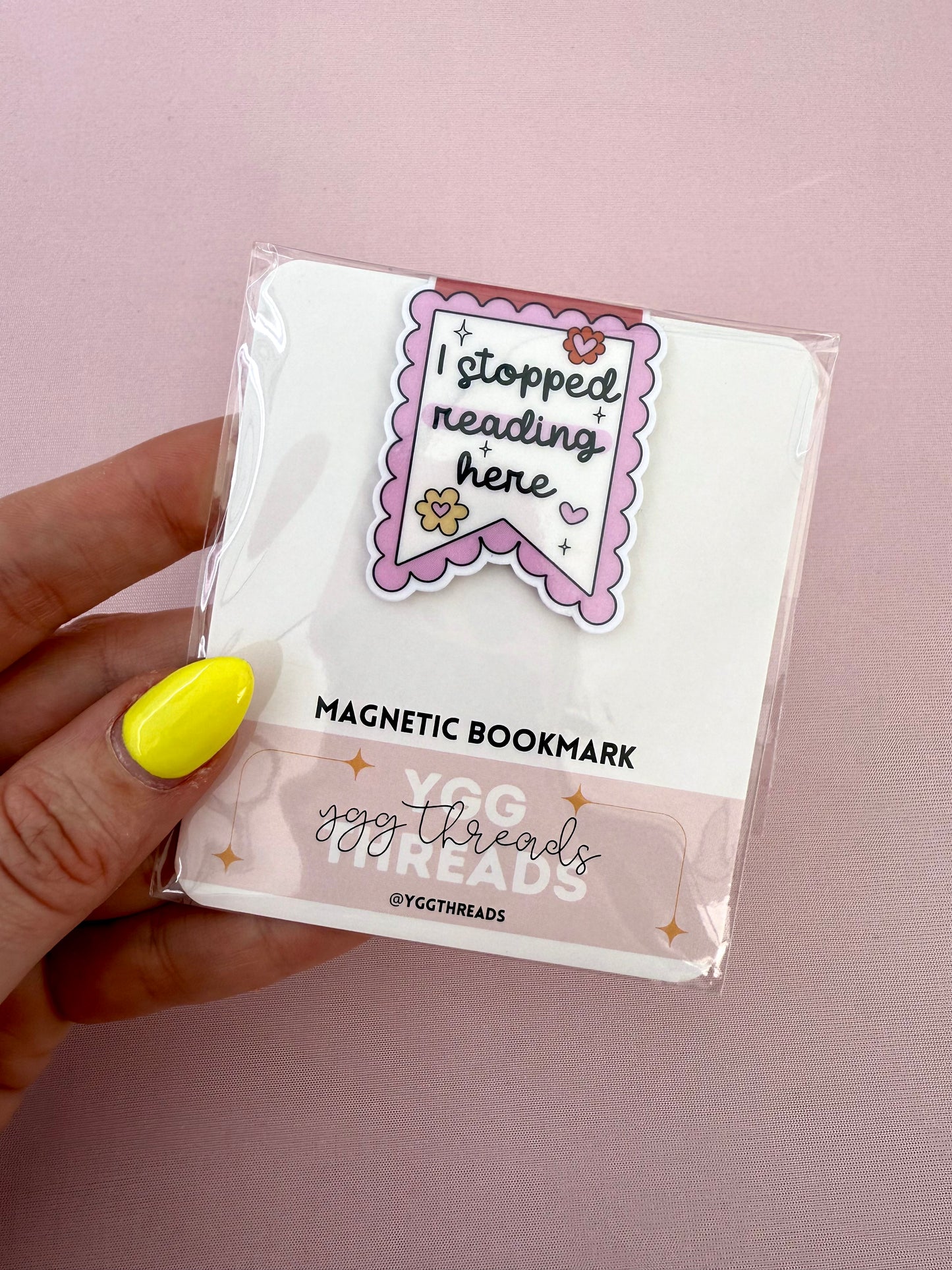 I Stopped Reading Here Magnetic Bookmark