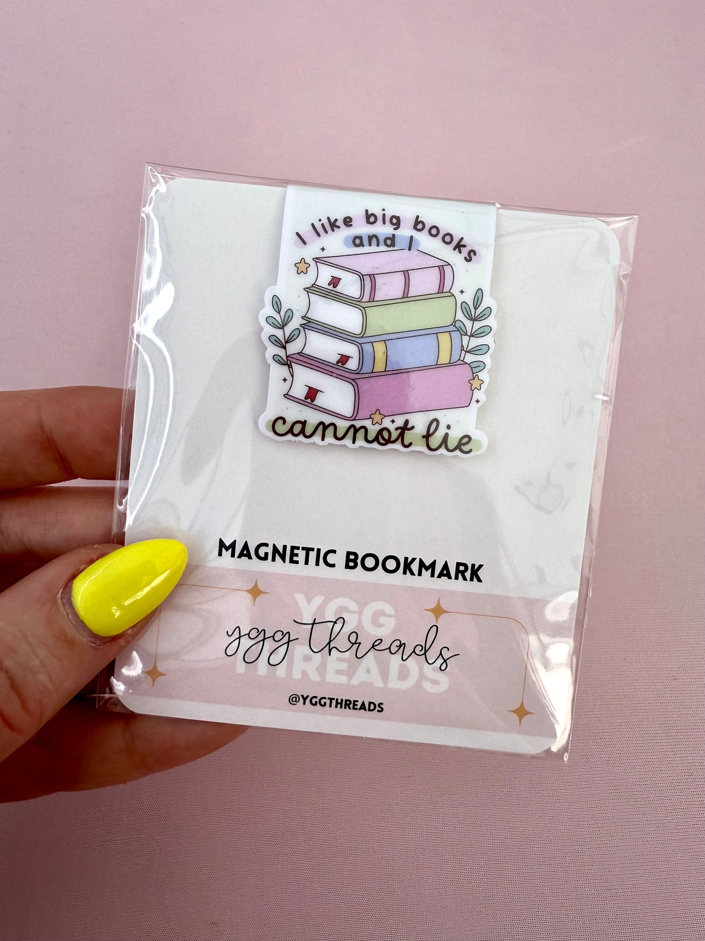 I Like Big Books Magnetic Bookmark