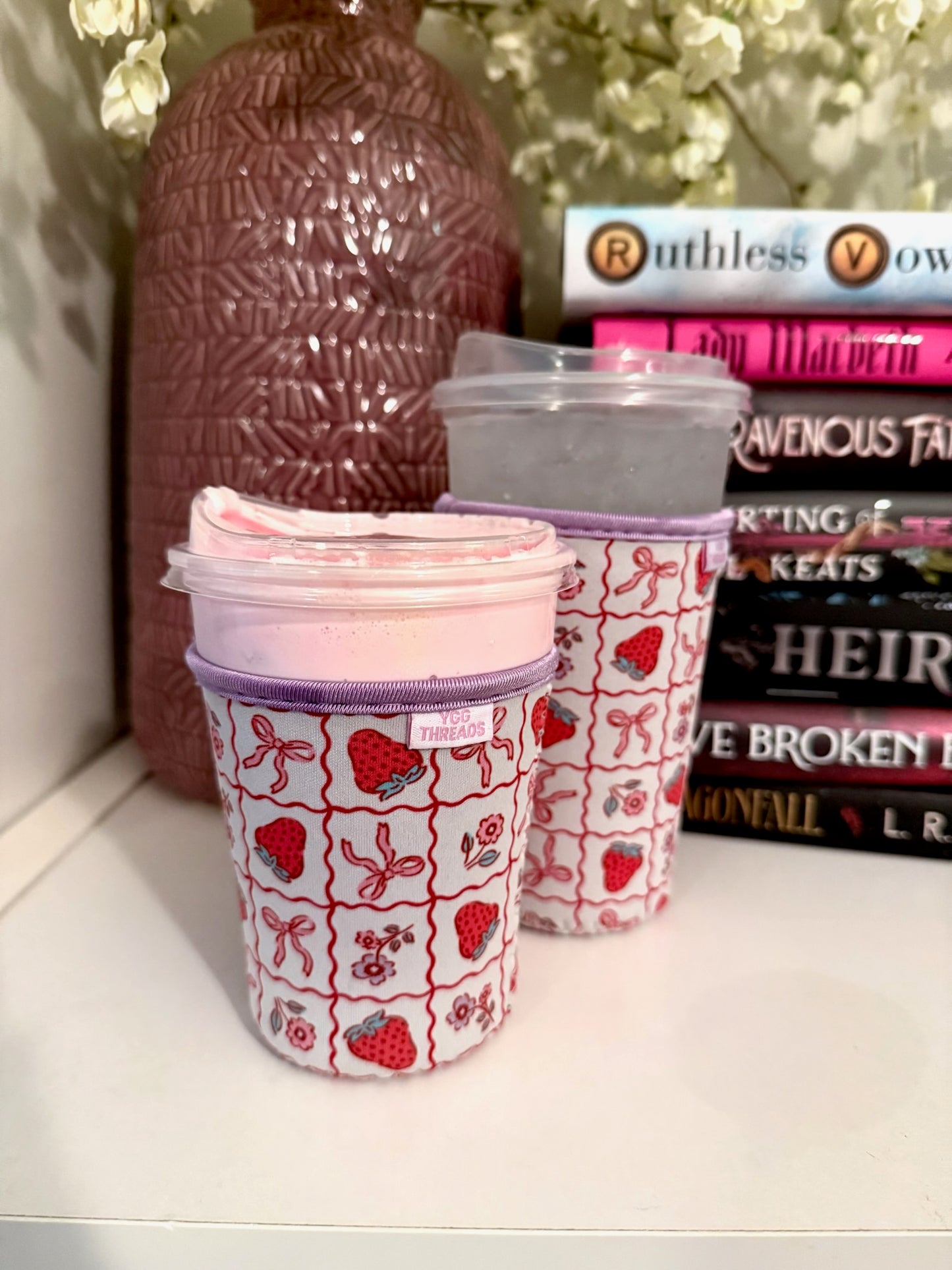 Strawberry Coquette Drink Sleeve