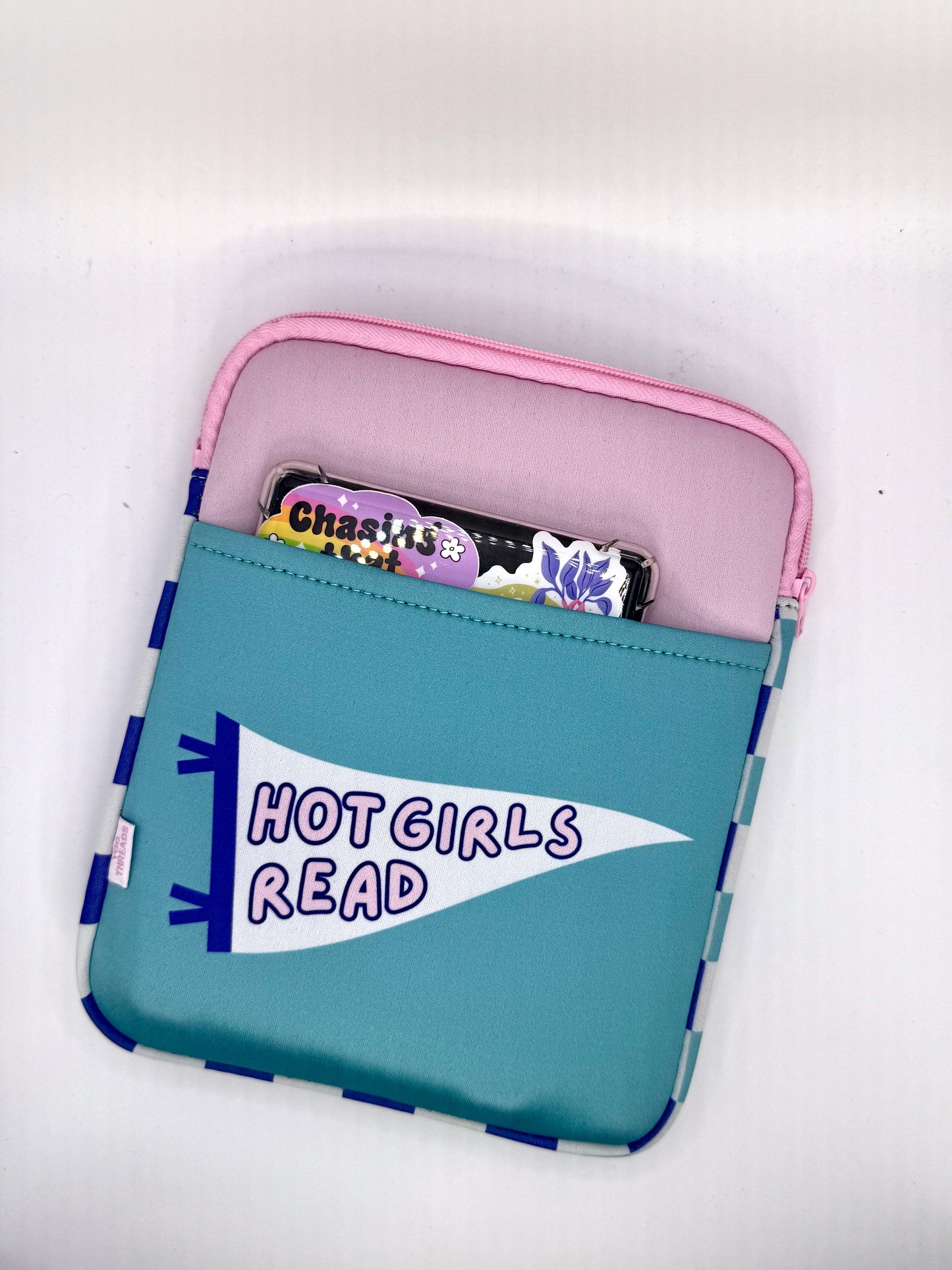 Hot Girls Read Zipper Book and Kindle/E-Reader Sleeve