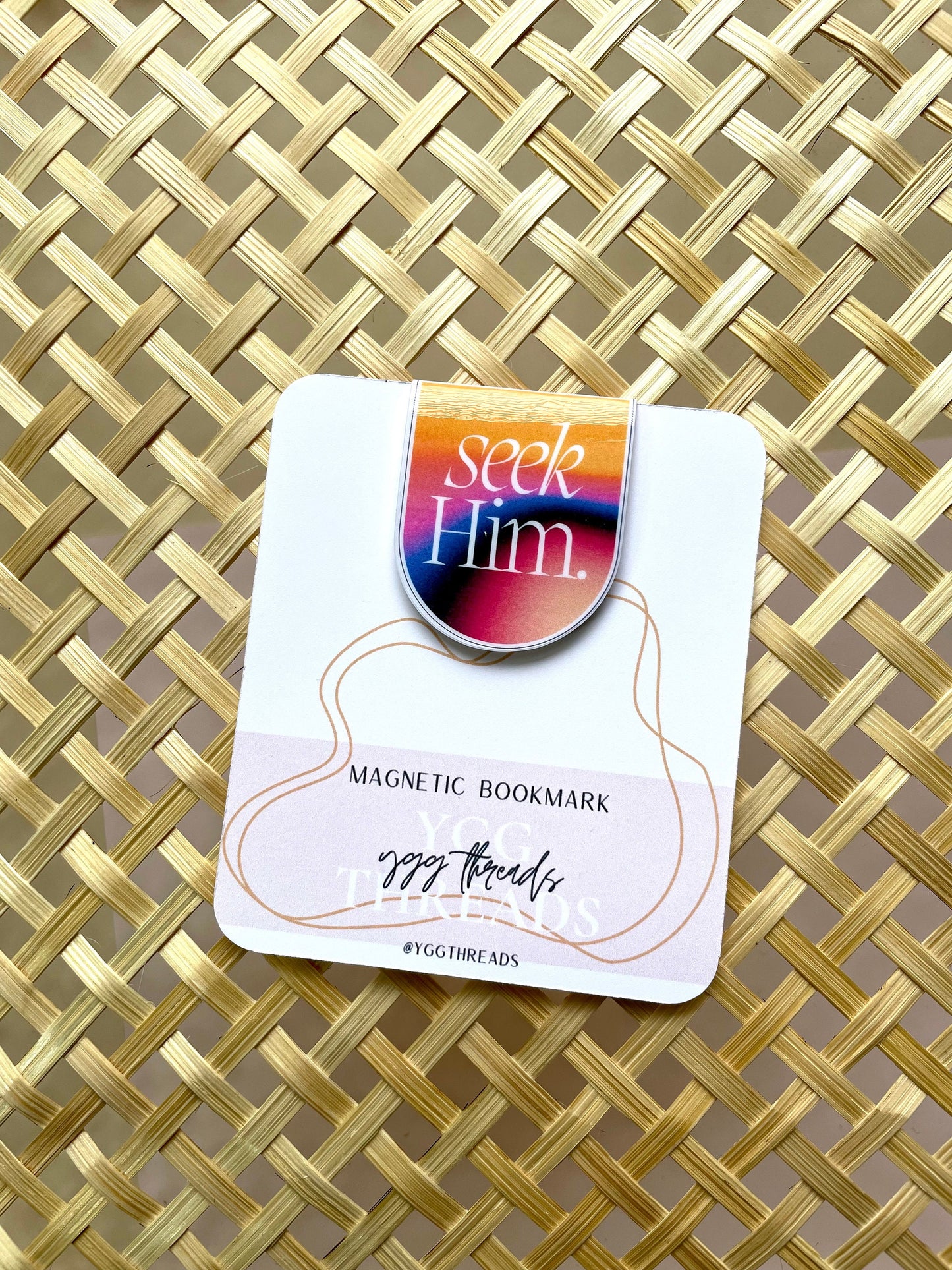 Sunset Faith Magnetic Bookmark