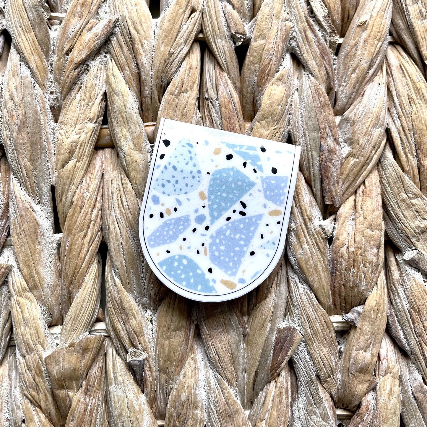 Mint Terrazzo Magnetic Bookmark
