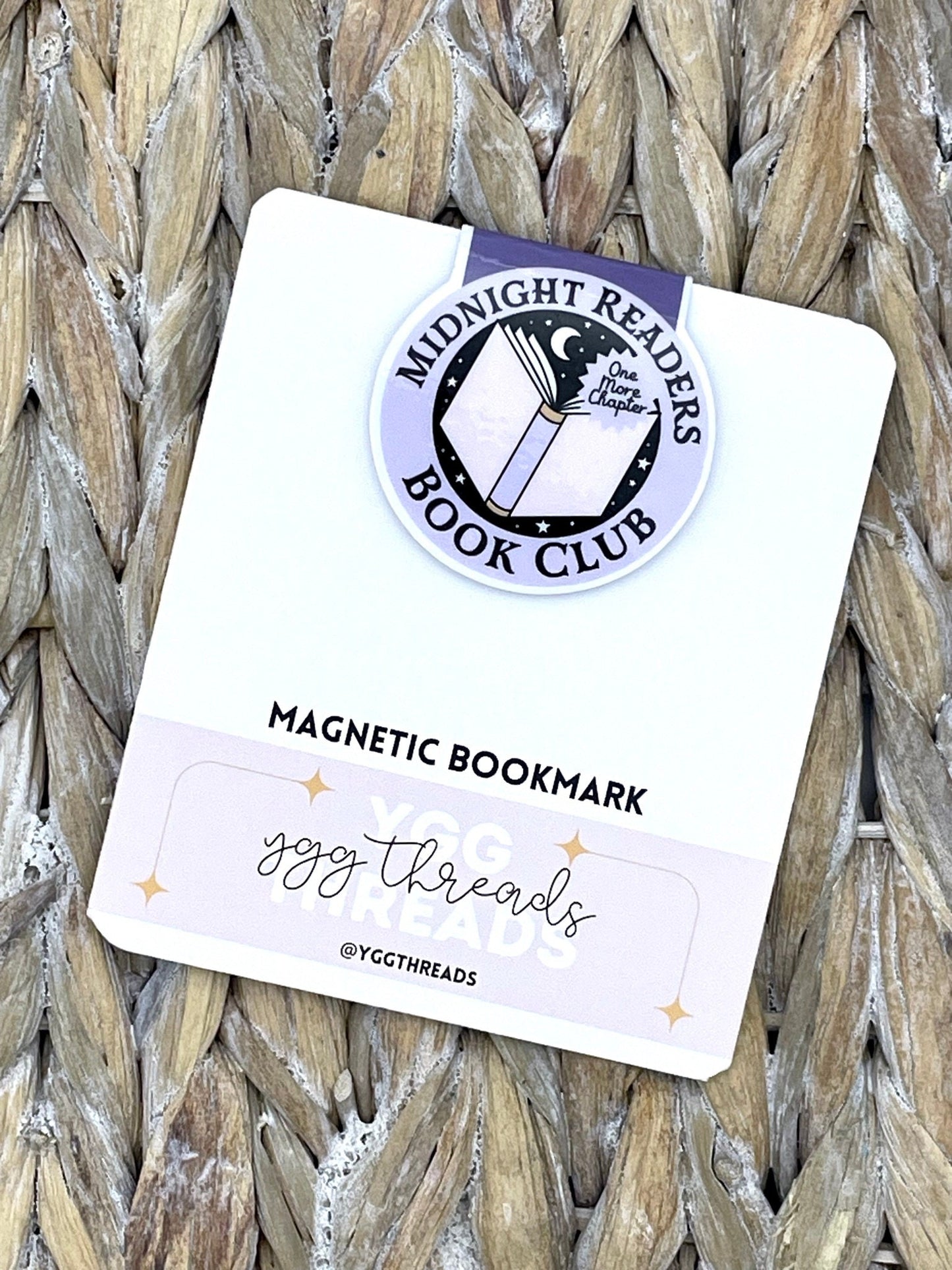 Midnight Readers Book Club Magnetic Bookmark