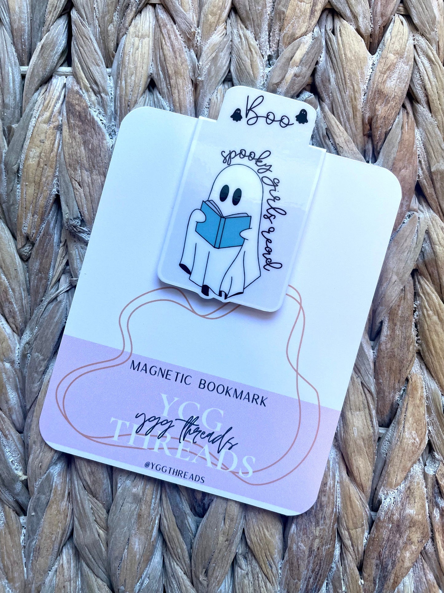 Spooky Girls Read Ghostie Magnetic Bookmark