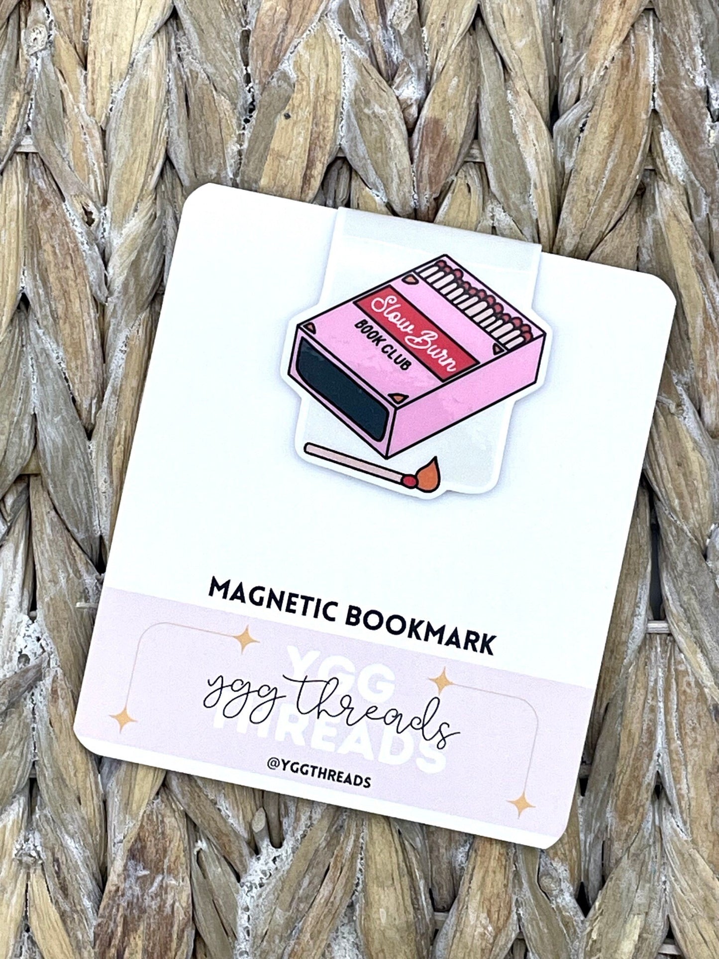 Slow Burn Matchbox Magnetic Bookmark