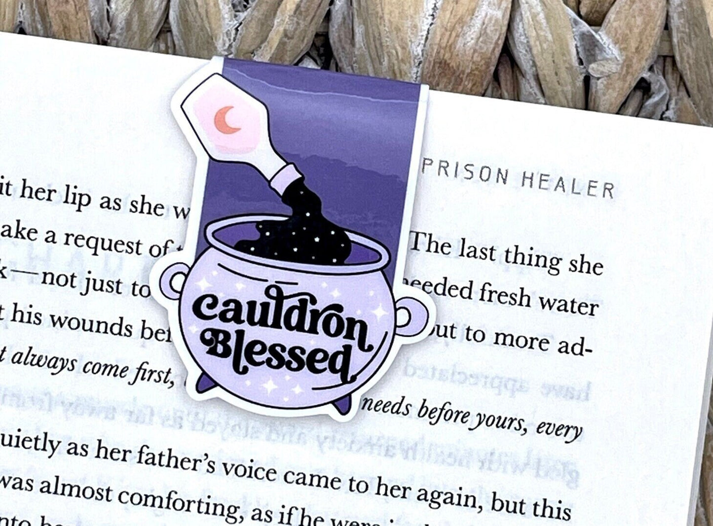 Cauldron Blessed Magnetic Bookmark