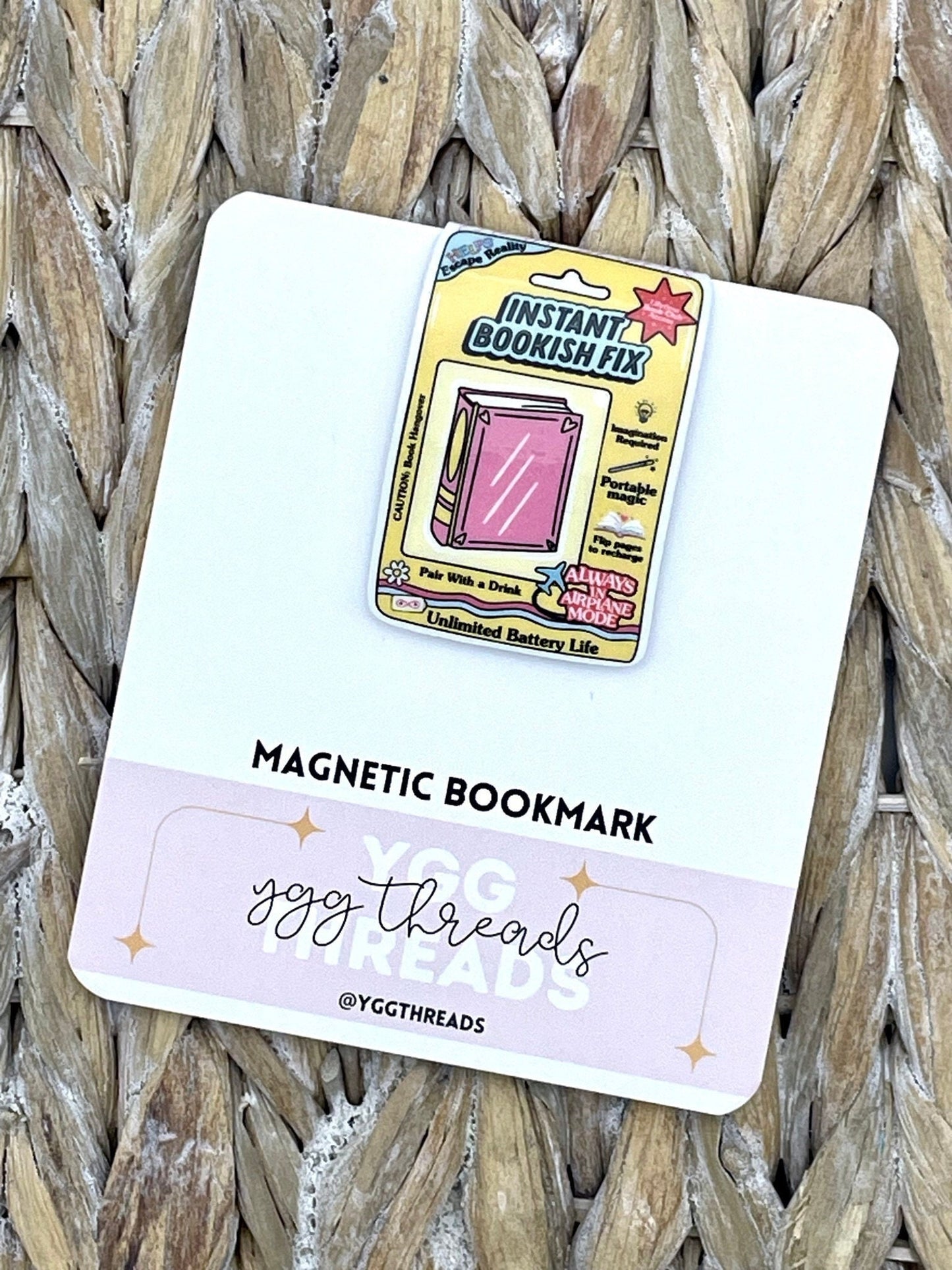 Bookish Emergency Fix Magnetic Bookmark