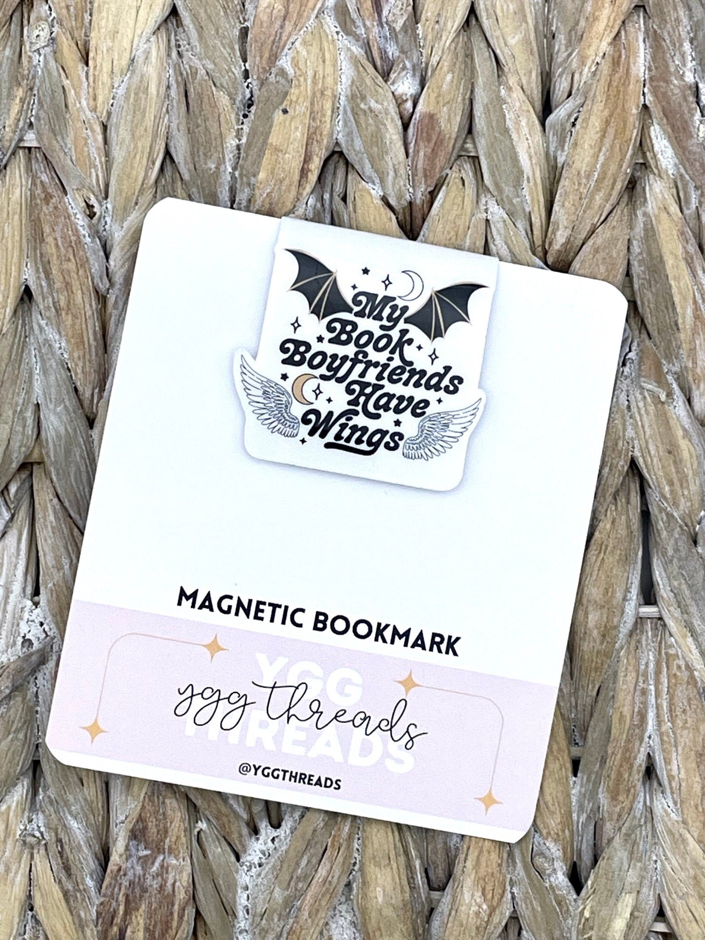 My Book Boyfriends Have Wings Magnetic Bookmark