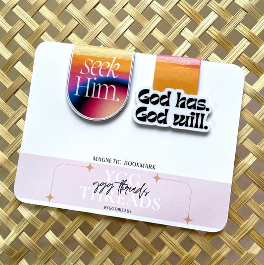Sunset Faith Magnetic Bookmark