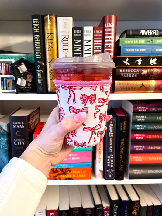 Valentine Bows Drink Sleeve