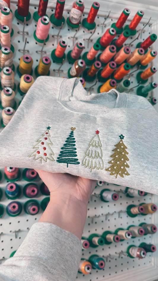 Christmas Trees Sweatshirt *RTS*