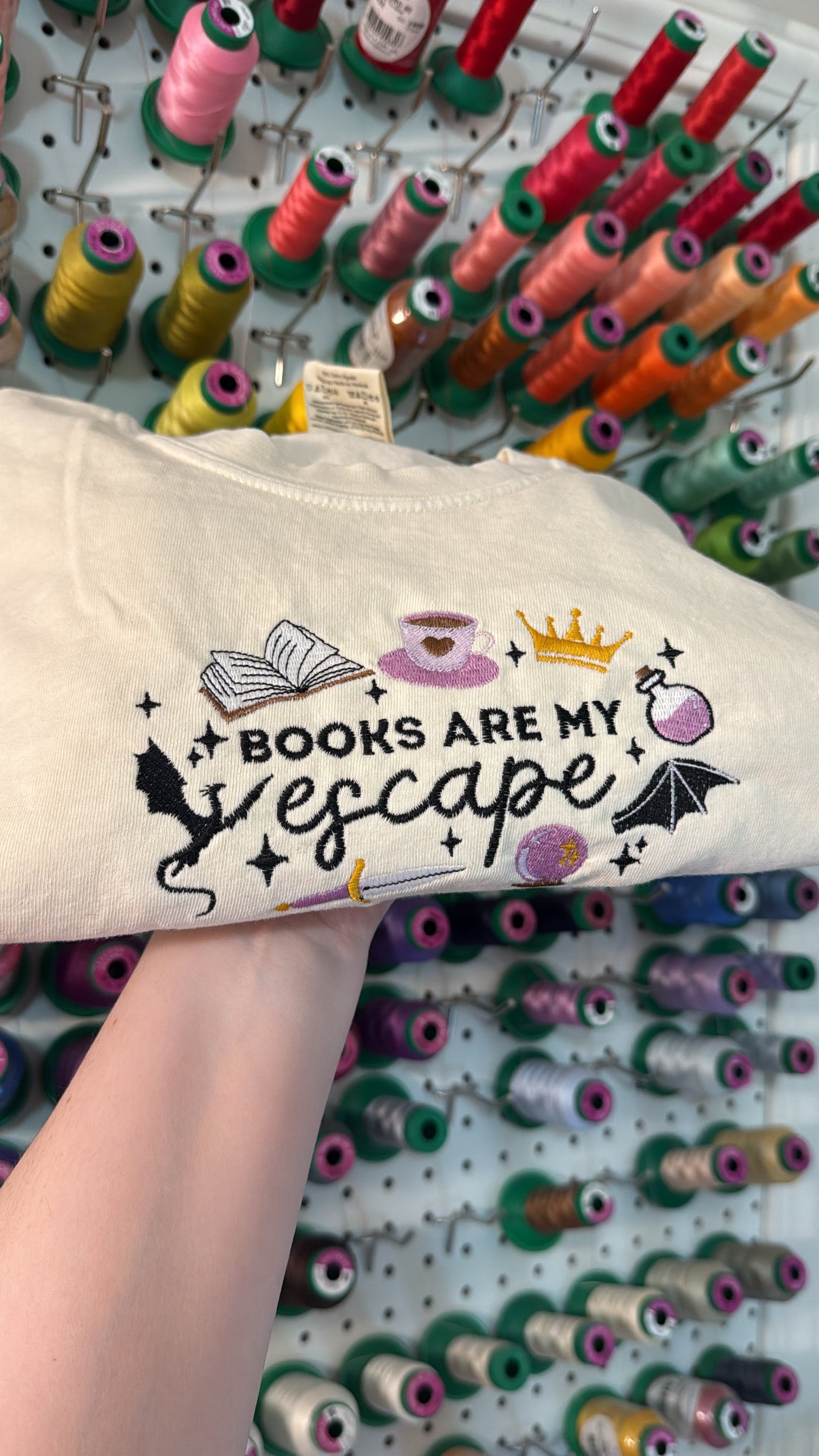 Books are my Escape Crop Tee