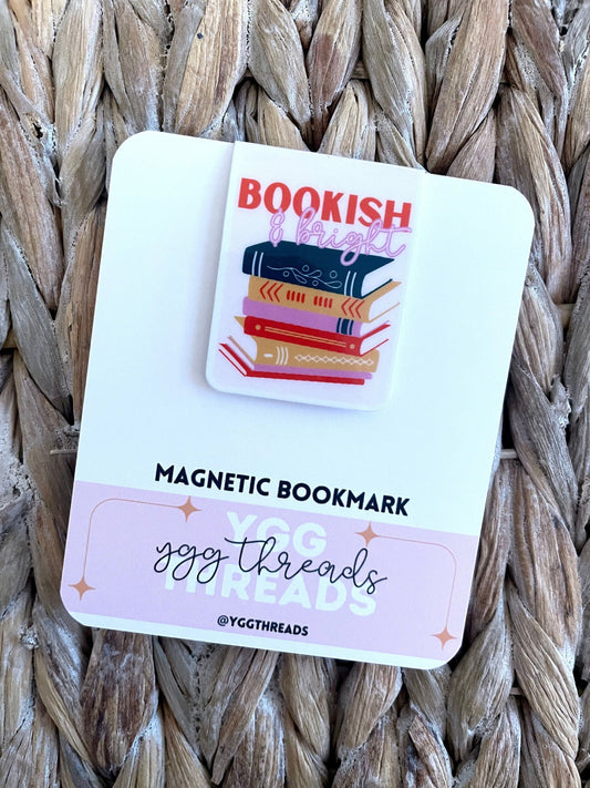 Bookish and Bright Magnetic Bookmark