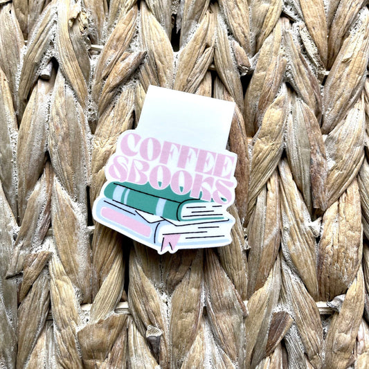 Coffee & Books Magnetic Bookmark