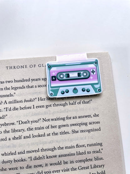 Retro Cassette Mixtape Magnetic Bookmark