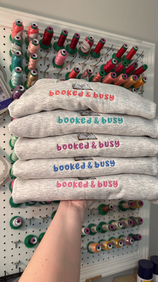 Booked & Busy Sweatshirt