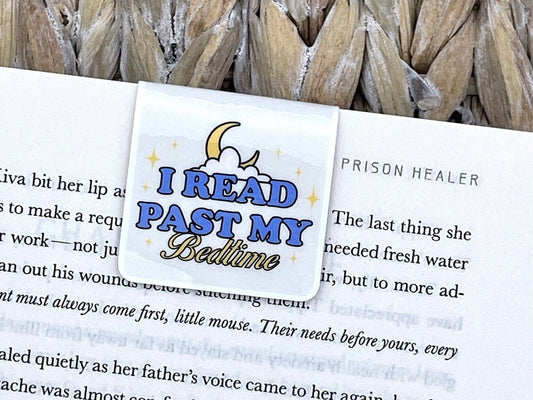 I Read Past My Bedtime Magnetic Bookmark