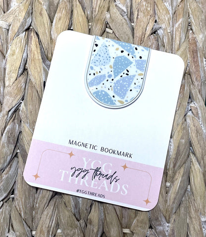 Mint Terrazzo Magnetic Bookmark