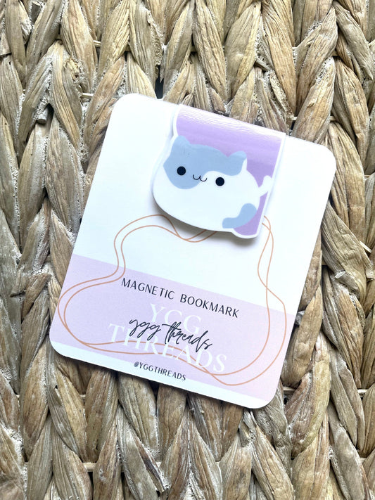 Tubby Cat Magnetic Bookmark