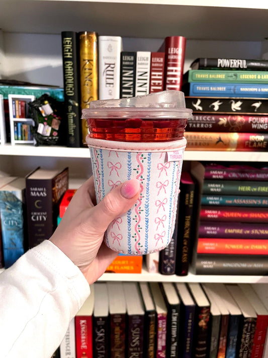 Bow Stripes Drink Sleeve