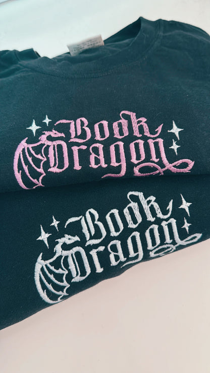 Book Dragon Crop Tee