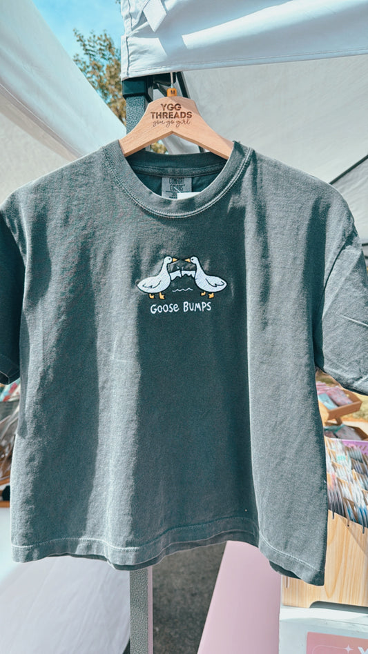 Goose Bumps Crop Tee