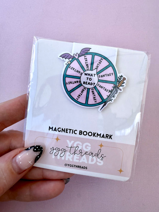 What to Read? Fantasy Magnetic Bookmark