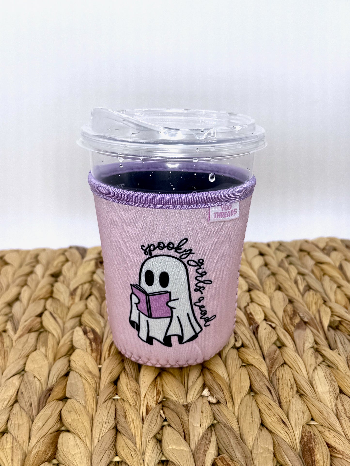 Spooky Girls Read Drink Sleeve