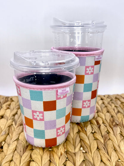 Groovy Checker Drink Sleeve