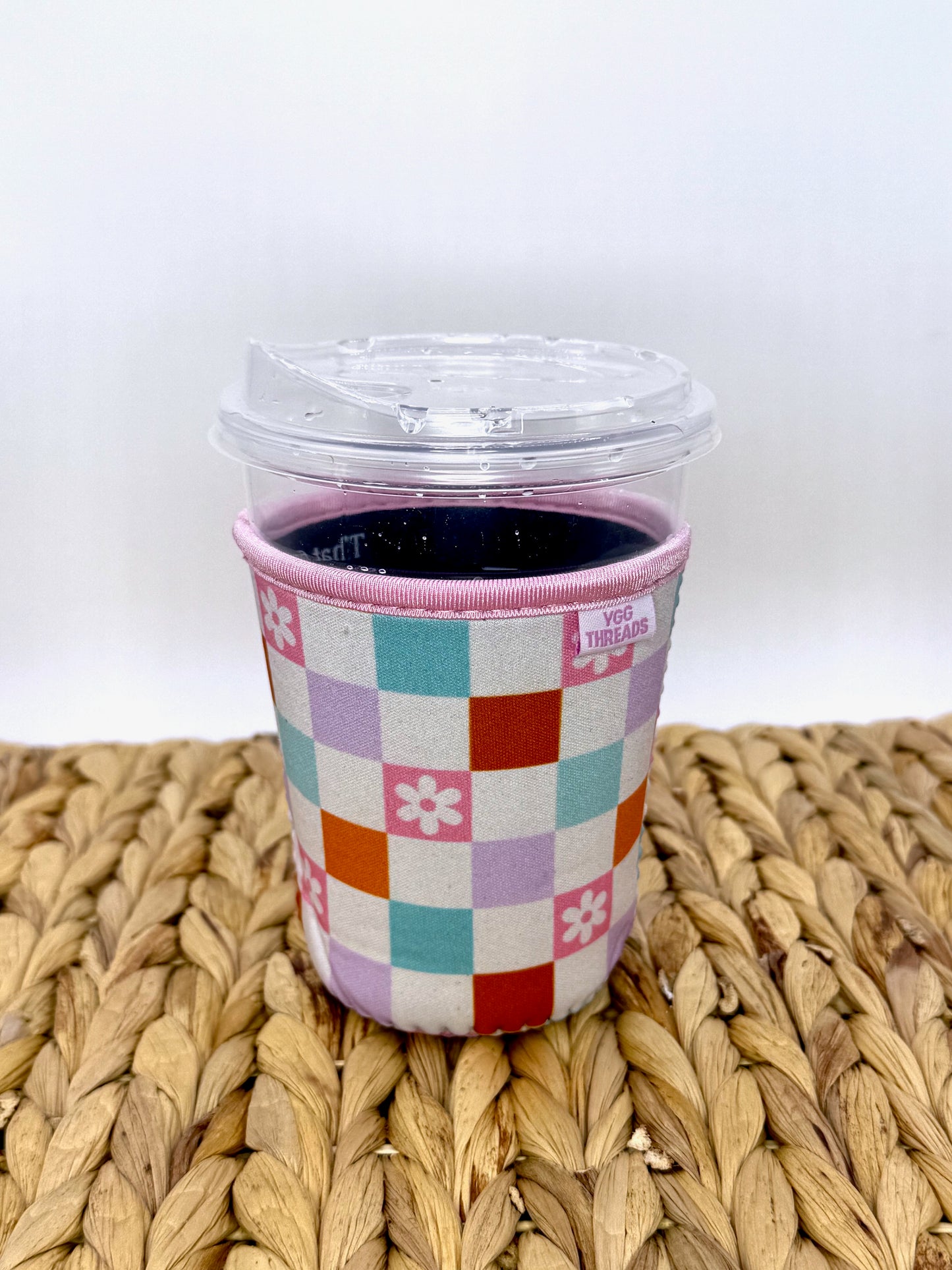 Groovy Checker Drink Sleeve