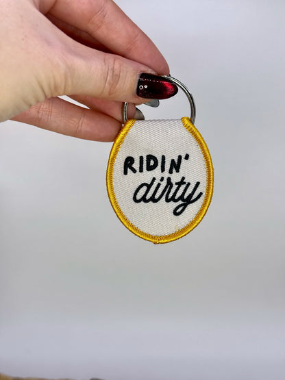 Ridin' Dirty Goose Keychain