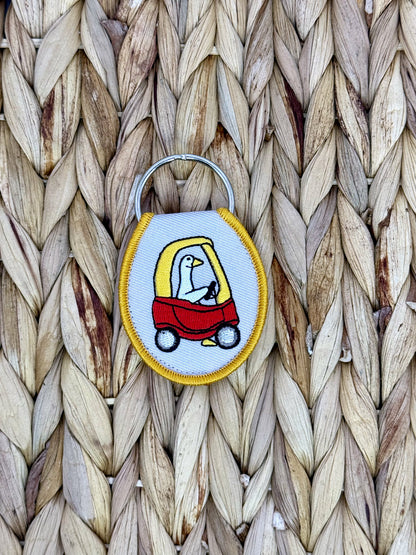 Ridin' Dirty Goose Keychain