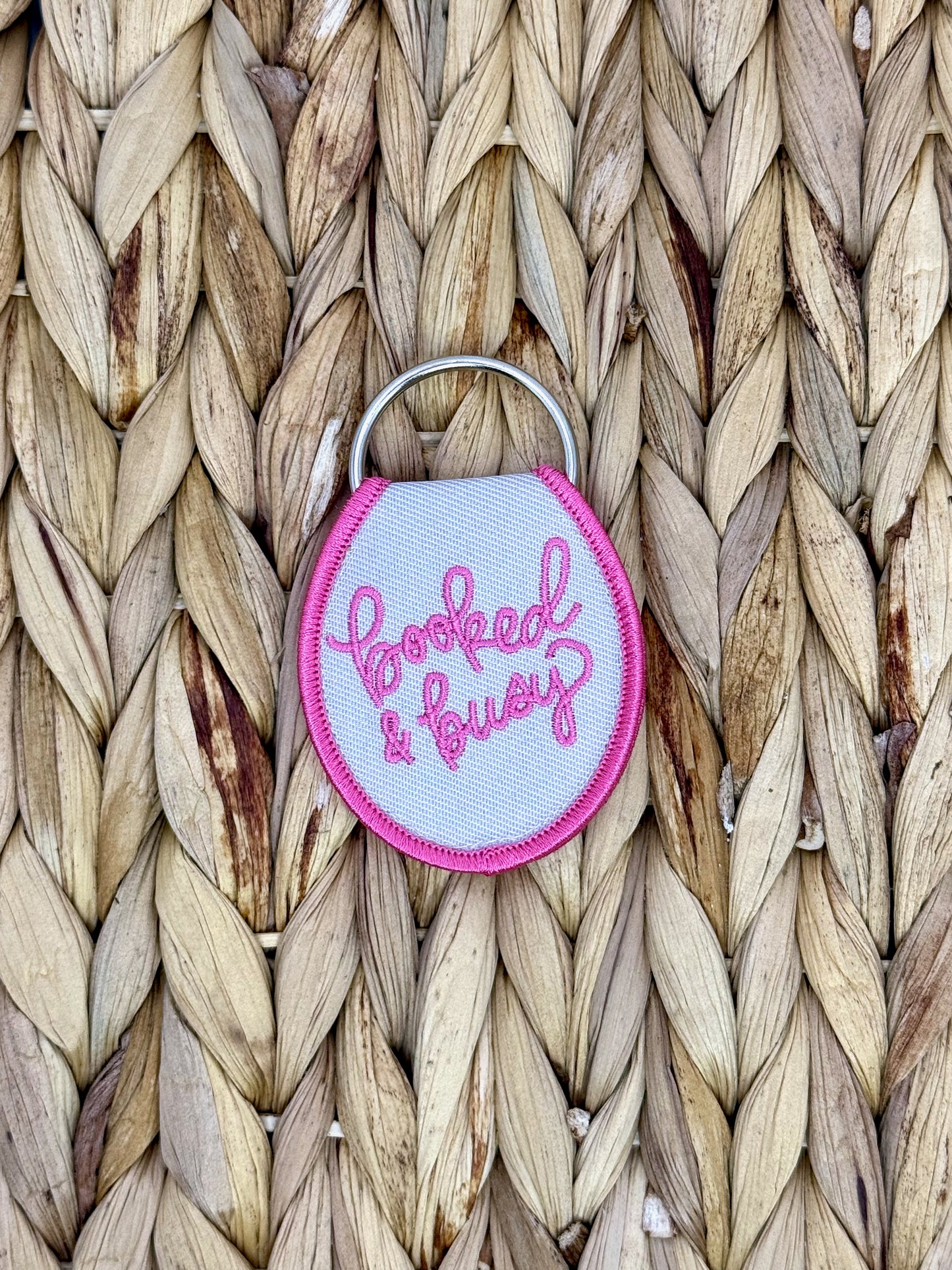 Booked and Busy Keychain